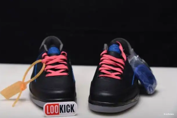 Rep MAX Blue SP Off-White Low Jordan Retro 2 DJ4375-004 Black 0322